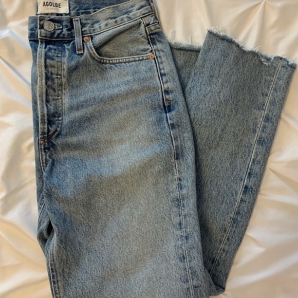 EUC Agolde Riley Jeans size 25 - Picture 6 of 6